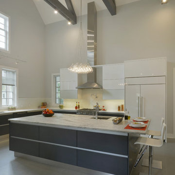 Spacious Contemporary Kitchen in New Jersey