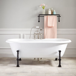 RALSTON CAST IRON DOUBLE-ENDED TUB - GOTHIC FEET - Bathtubs