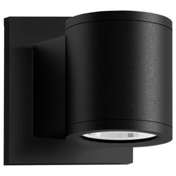Runyon Exterior Wall Lamp, Black, 3.25"Wx3.5"Hx4.75"E