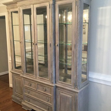 Brooks Family Home DR China Cabinet AFTER Painting