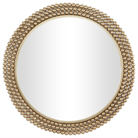 Modern Brass Metal Wall Mirror 563018