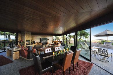 Trendy living room photo in San Luis Obispo