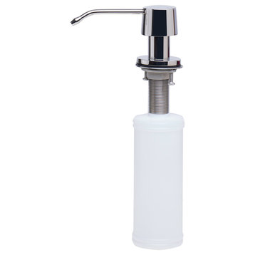 Solid Polished Stainless Steel Modern Soap Dispenser