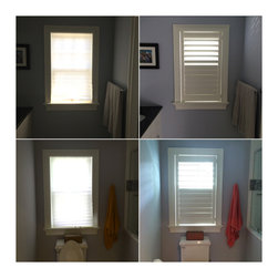 White Plantation Shutters - Interior Shutters