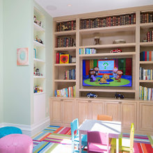 basement bookcases