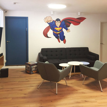 innovative office design to a young internet startup - ClickCruiser