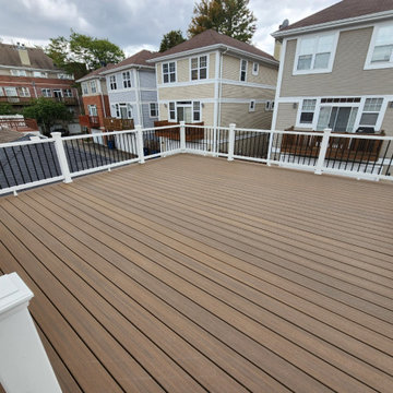 Garage Rooftop & Back Yard Deck Combination