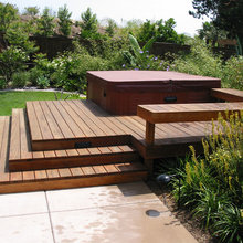 hot tub deck
