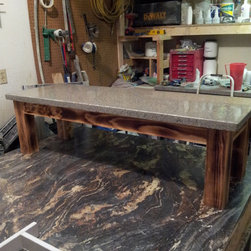 Grey Concrete Coffee Table - Coffee Tables