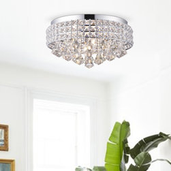 4-Light Flush Mount - Flush-mount Ceiling Lighting