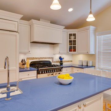 Blue Kitchen Countertops