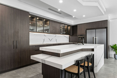 Design ideas for a contemporary kitchen in Perth.