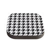 Empire Ruhl "Spacey Houndstooth" Coasters, Set of 4, 4"x4"