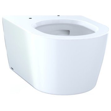 Toto RP Wall-Hung Contemp D-Shape 2Flush Toilet With CEFIONTECT CW, CT447CFG#01