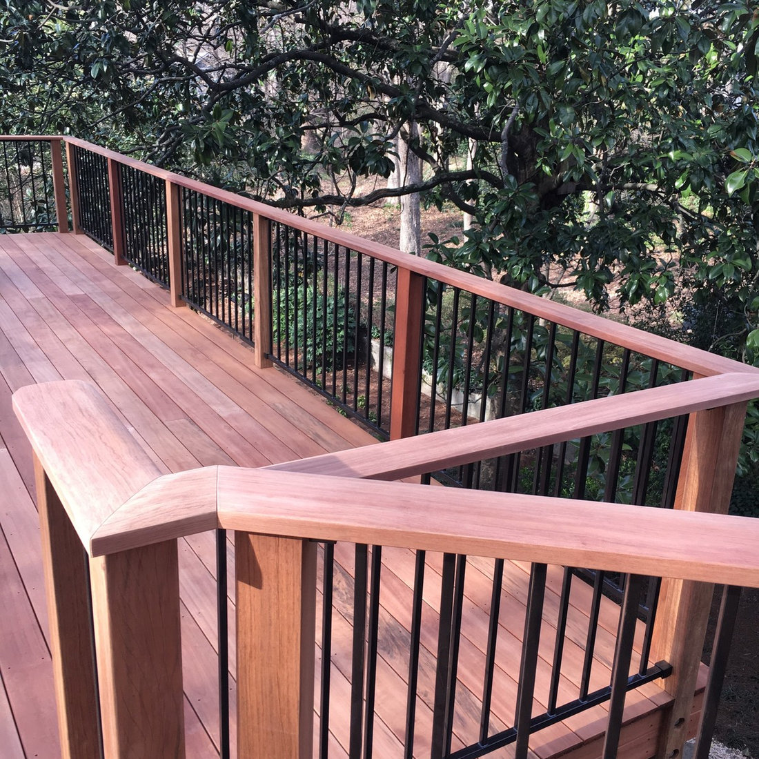 Garage top deck