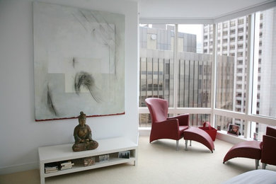 Example of a large trendy bedroom design in San Francisco