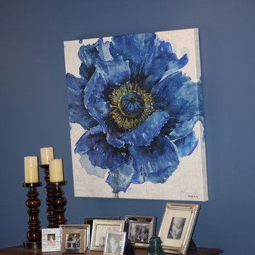 Blue bedroom