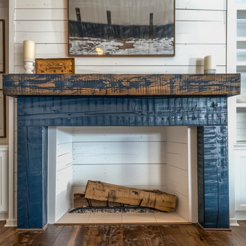 Colored Fireplace Mantels