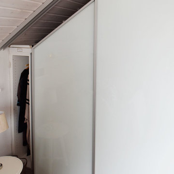 Einbauschrank in Dachschräge
