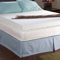 Enhance Full 4 Inch Memory Foam Mattress Topper - Mattress Toppers And Pads