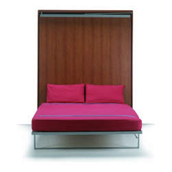 GIREVOLE Murphy Bed w/ Bookcase - Murphy Beds