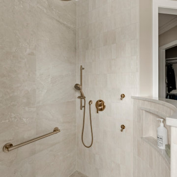 Modern Curved Shower Retreat