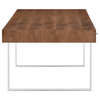 Modern Contemporary Desk, Walnut Wood