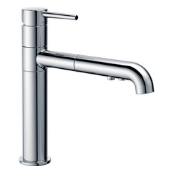Delta Trinsic&reg; Single Handle Pull-Out Kitchen Faucet - Kitchen Faucets