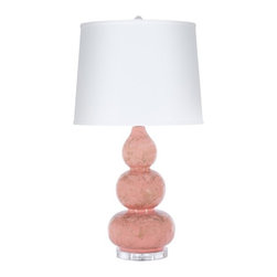 Worlds Away Delaney Coral Lamp - Table Lamps