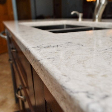 South Bend, IN. Haas Signature Collection. Open Concept Cherry Kitchen