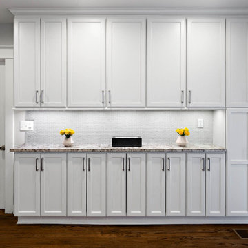 Counter top Space and Full Height Cabinets