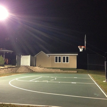 Kirk K's Pro Dunk Diamond Basketball System on a 50x30 in Gaithersberg, MD