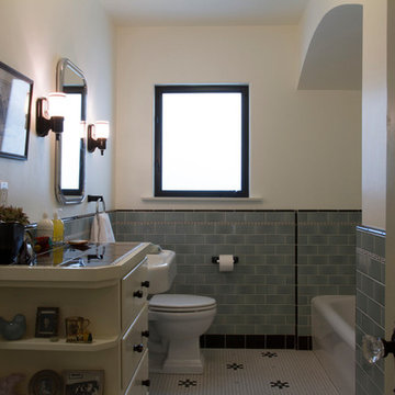 Turquoise Bathroom + Spanish Bathroom