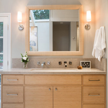 Atrium Inspired Master Bathroom