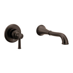 Belfield Oil Rubbed Bronze One-Handle Non Diverter Wallmount Tub Filler - Bathtub Faucets