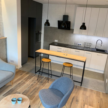 Renovation for devastated apartment.