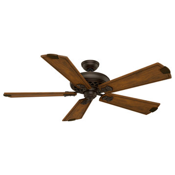 Casablanca 60" Fellini Brushed Cocoa Ceiling Fan With Wall Control