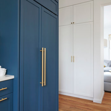 Painted Frame and Panel Kitchen
