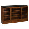 Standard Furniture Paramount Oak Entertainment Console with Black Top