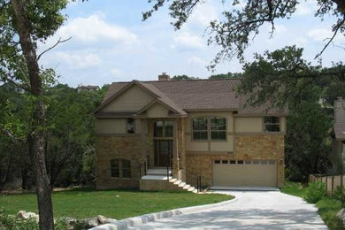 Inspiration for a modern exterior home remodel in Austin