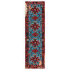 Safavieh Vintage Hamadan Vth211Q Traditional Rug, Red and Light Blue, 2'3"x14'0"