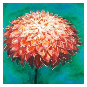 Colorful Abstract Flowers Poster Print by Atelier B Art Studio 24 x 48