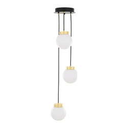 AGUSTA THREE GLOBE CHANDELIER - Chandeliers