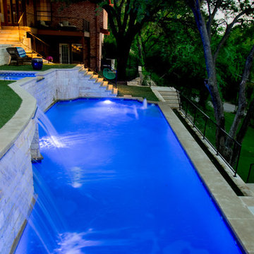 Fort Worth Extreme Hillside Pool, Spa & Outdoor Living