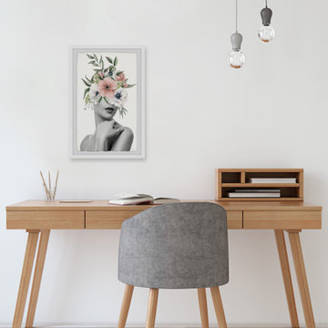 "Passionate Bloom" Framed Painting Print