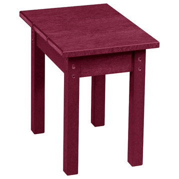 Captiva Casual Small Rectangular Table, Red Rock