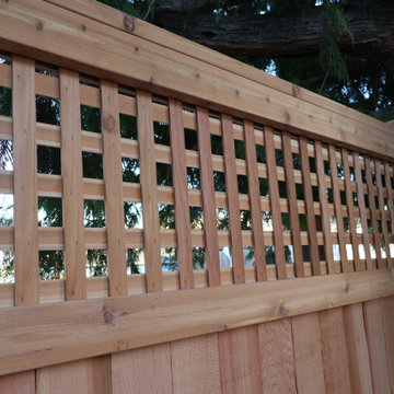 Custom Cedar Fence + Composite Deck + Modern Pergola | Seattle, WA