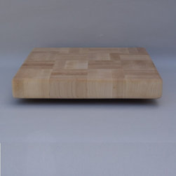 Square Maple End Grain Up Cutting Board - Products