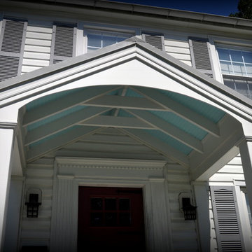 Rogers Avenue CLOSE UP ceiling, facade, rafters