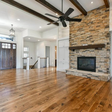Contemporary Custom Build with Rustic Charm